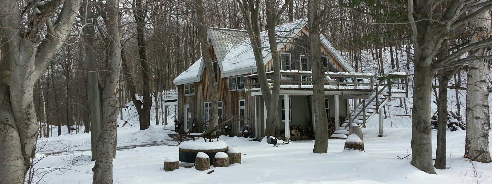 Farm Store in the snow